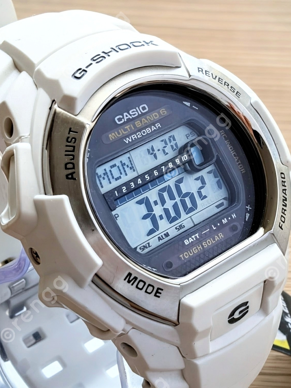 G-Shock Casio White Digital Tough Solar Watch